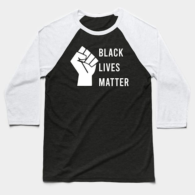 Black Lives Matter Anti Racism Movement Riot Protest Justice Baseball T-Shirt by Love Newyork